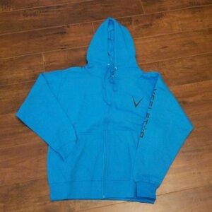vesi star Blue Hoodie Jacket
